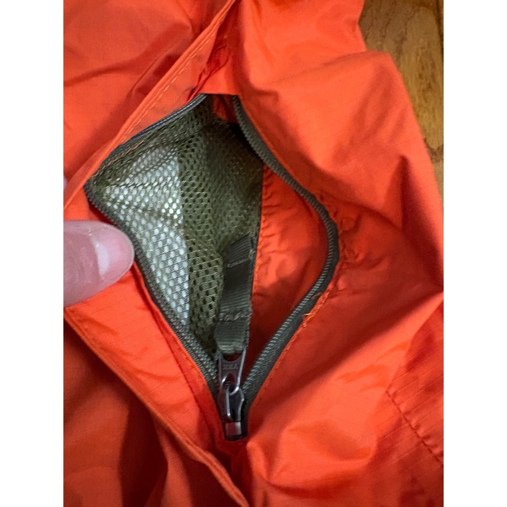 The North Face Kids HyVent Orange Hooded Rain Jacket Waterproof Shell Coat Small - Picture 9 of 9